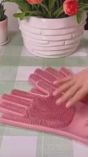 Silicone Washing Full Magic Gloves