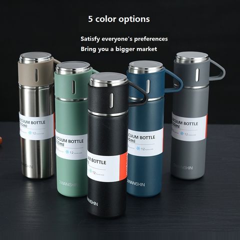 VACUUM THERMAL FLASK 3-IN-1  SET WITH CUP