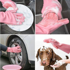 Silicone Washing Full Magic Gloves