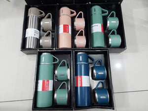 VACUUM THERMAL FLASK 3-IN-1  SET WITH CUP
