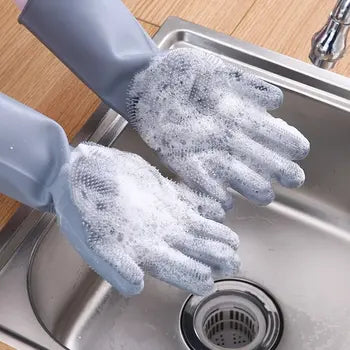 Silicone Washing Full Magic Gloves