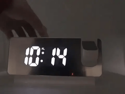 LED Projection Alarm Clock