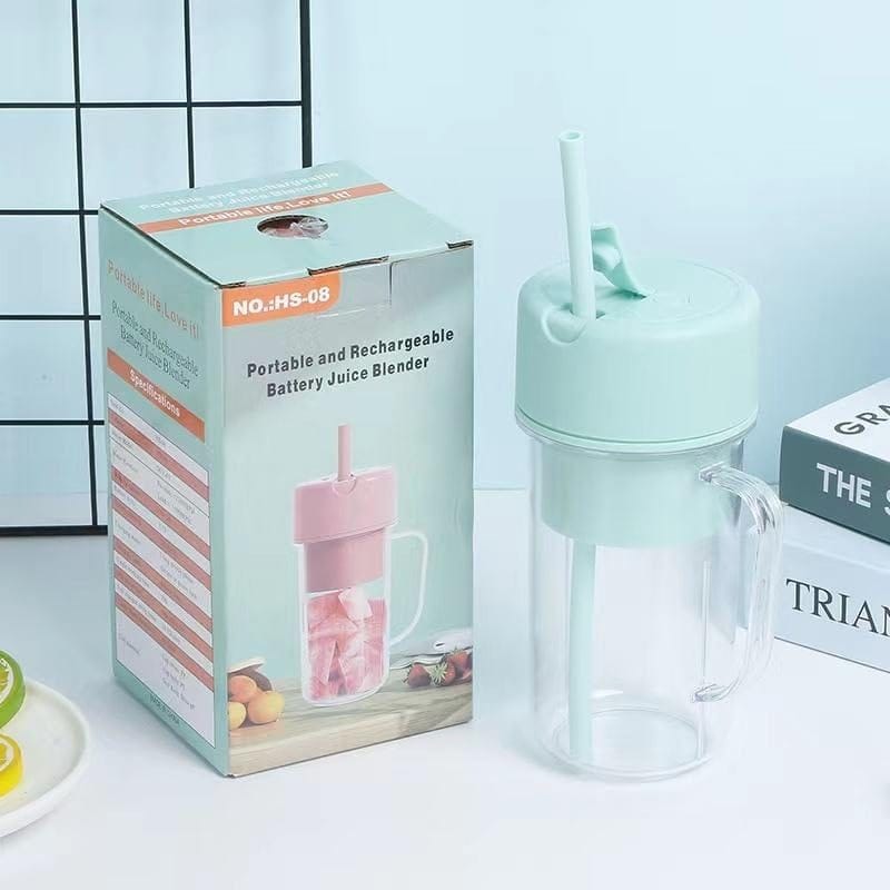 500ml Portable Fruit Juicer With Straw