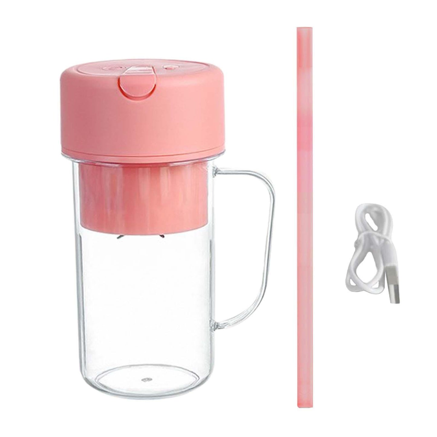 500ml Portable Fruit Juicer With Straw