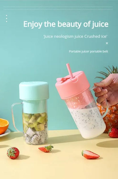 500ml Portable Fruit Juicer With Straw