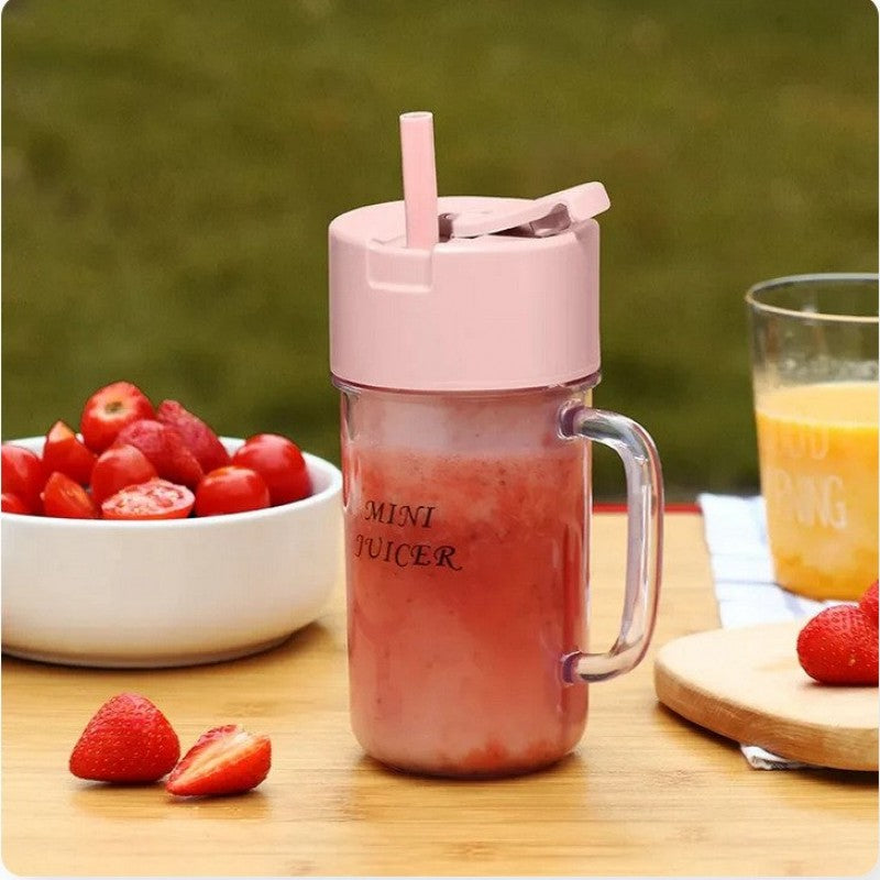 500ml Portable Fruit Juicer With Straw