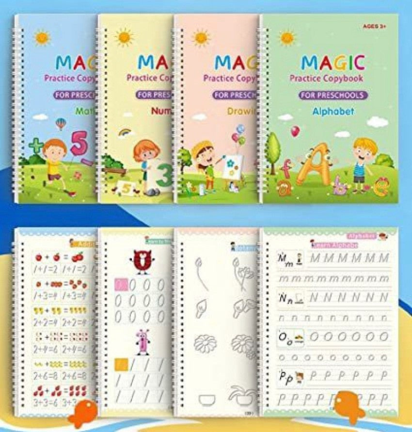 Magic Practice Copybook For Kids