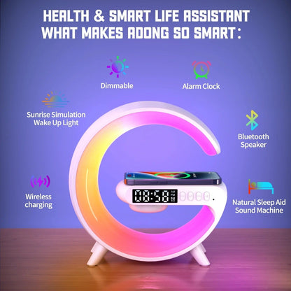 Wireless Charging Speaker Lamp