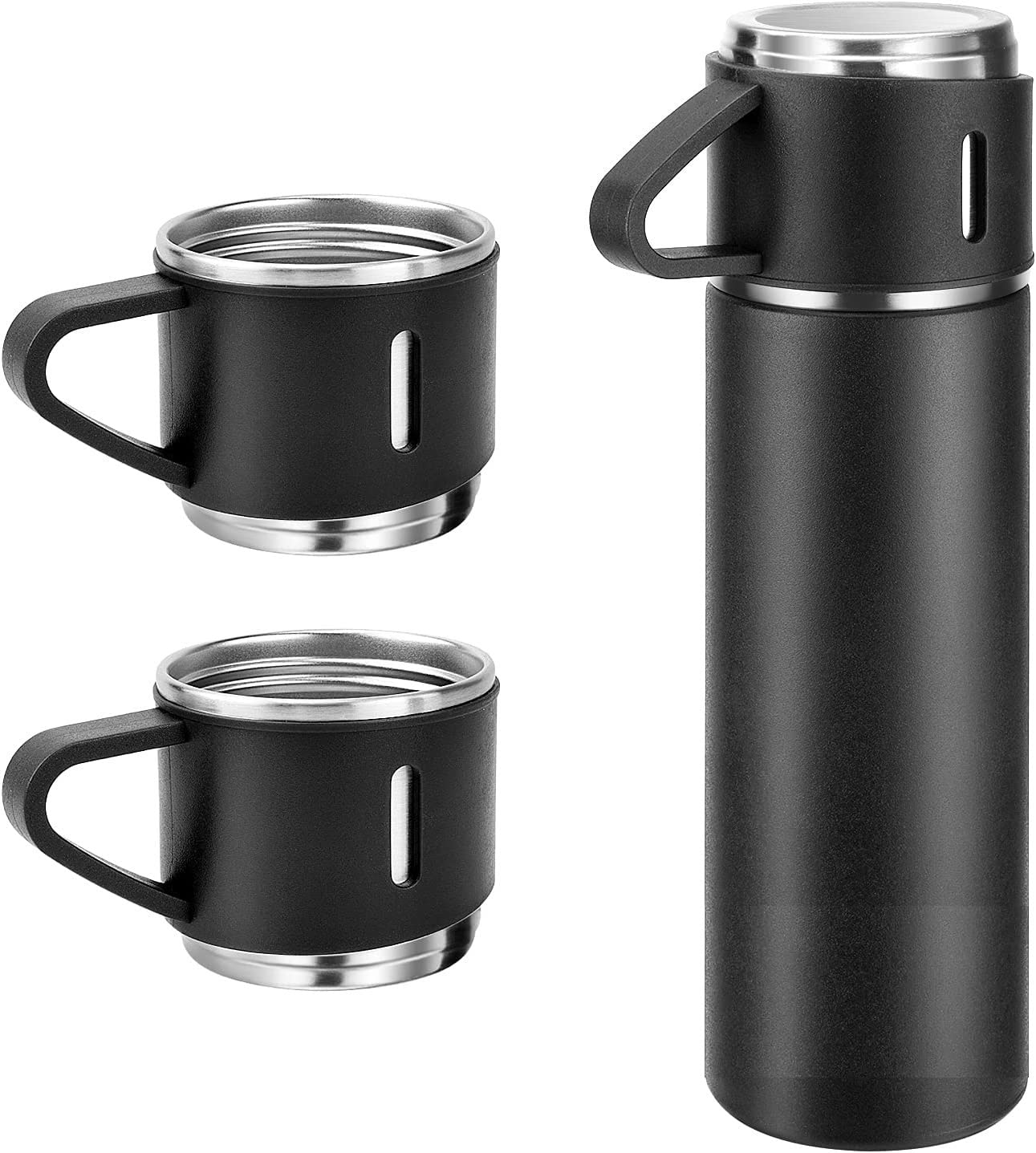 VACUUM THERMAL FLASK 3-IN-1  SET WITH CUP