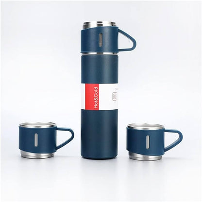 VACUUM THERMAL FLASK 3-IN-1  SET WITH CUP